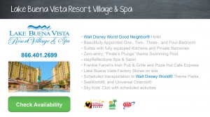 Lake Buena Vista Resort Village & Spa- Lake Buena Vista Hotels