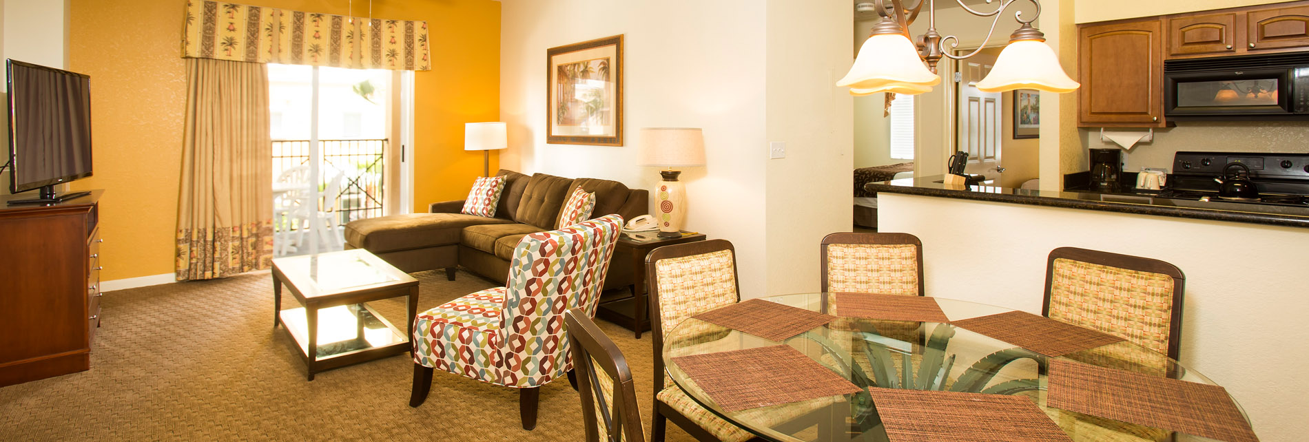 Lake Buena Vista Resort Village & Spa living room and dining area